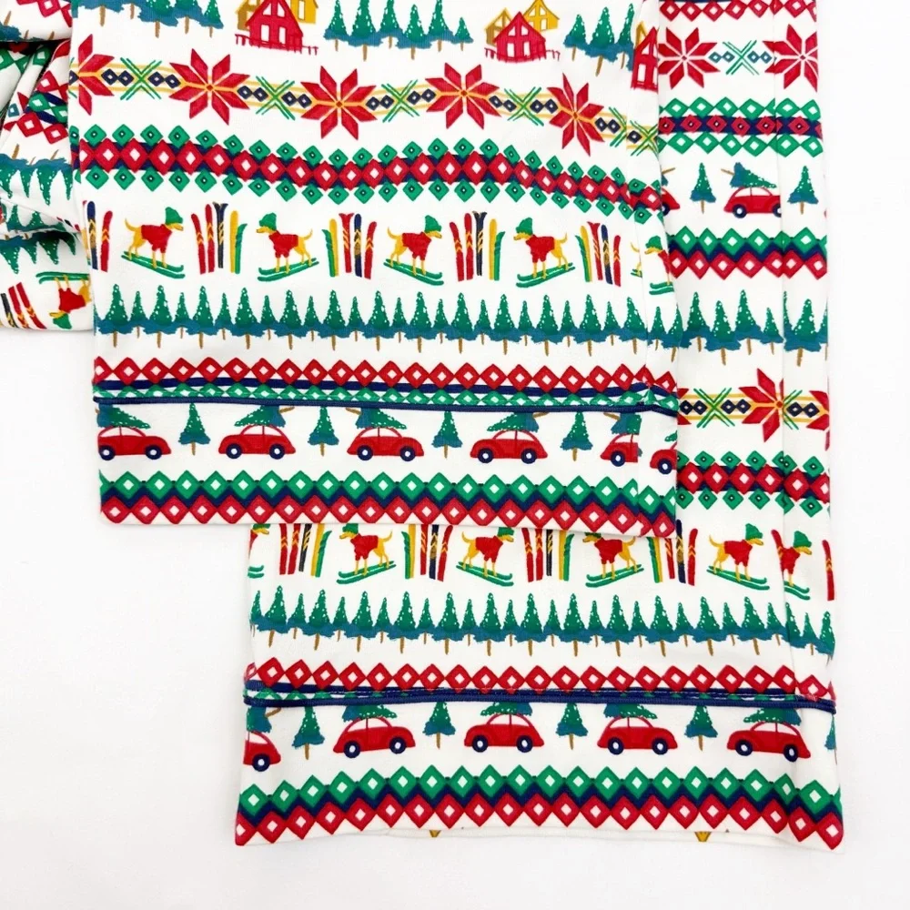 BedHead PJs Festive Fairisle Fair Isle Long Sleeve Classic Stretch Jersey PJ Set - Picture 11 of 16